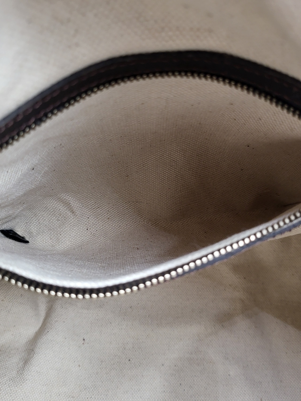 GUCCIMonogram Selleria Calfskin Vintage Web Medium Boston Brown, Auth. w/COA.. - Picture 15 of 16